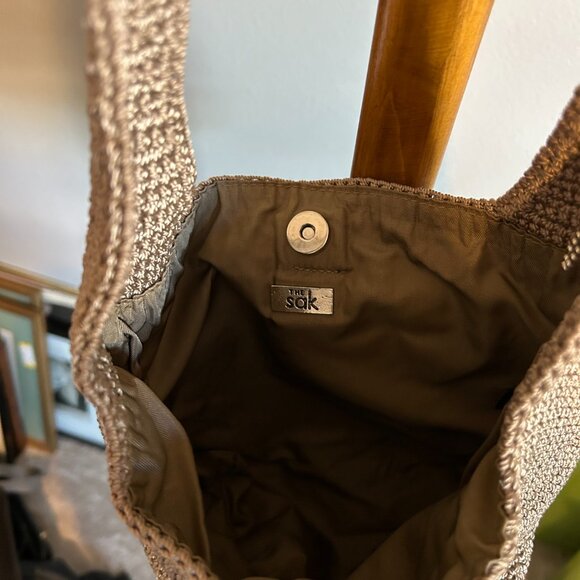 THE SAK Hobo Bag Crochet  Shoulder Tote - Picture 2 of 2